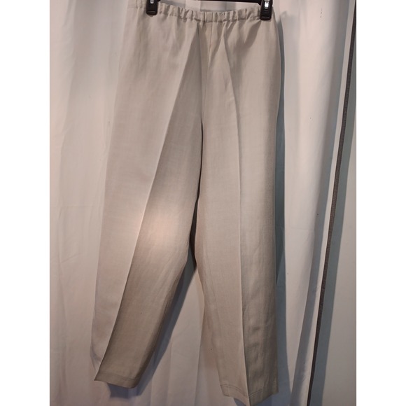 garnet hill Silk &‎ Linen Blazer & Wide Leg Pull On  Pants 8 Petite - Picture 6 of 15